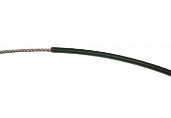 PVC-coated steel wire Ø5 mm - Dark green