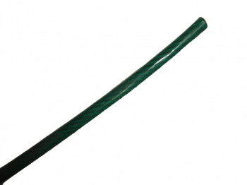 PVC-coated steel wire Ø5mm - Dark green, transparent
