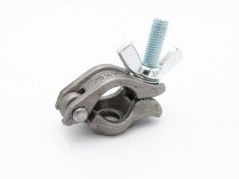 Wrought steel clamp with a wing nut (34 mm) Set of 5 pcs.