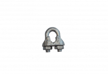 Zinc-coated U-shaped clamp Ø 4/5mm