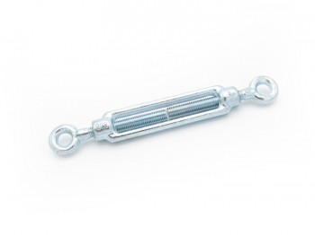 Zinc-coated bottlescrew eye-eye Ø8 mm RUSTY