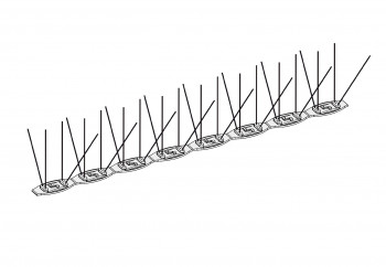 Pigeon spikes 1 m - Protection from 10 to 15 cm