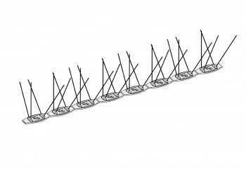 Pigeon spikes 1 m - Protection from 15 to 20 cm