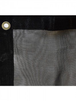 160g/m² dump net - Woven - Black - Without bungee cord